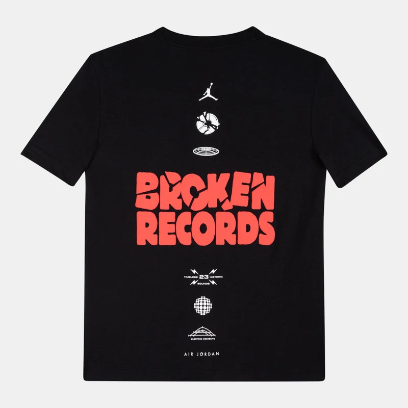 نايكي Kids' Broken Records T-Shirt